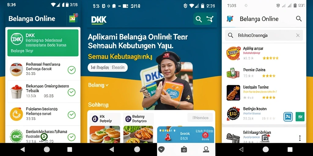 Tampilan antarmuka DKK yang menarik dan mudah digunakan.