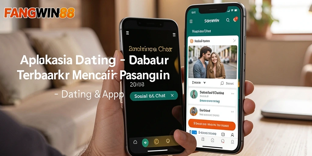 Antarmuka aplikasi FANGWIN88 yang modern dan user-friendly untuk kencan online.