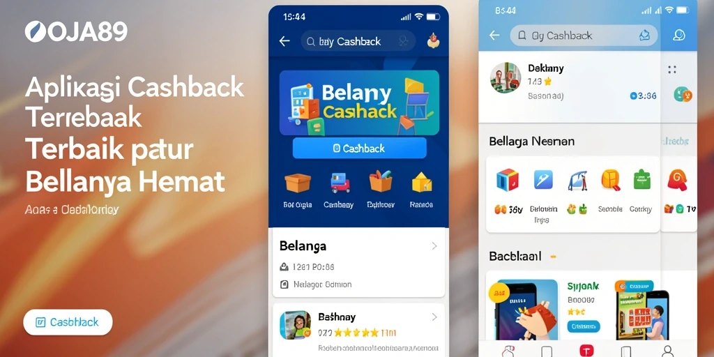 Antarmuka OJA89 yang sederhana dan fungsional untuk cashback.